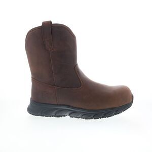 Propet Mens Smith Composite Toe Brown Boots (NWT)